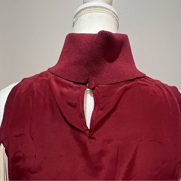 NWT Cinq à Sept Lonny Silk Turtleneck mini Dress womens size small 100% silk - Picture 12 of 14